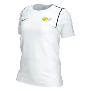 Nike Womens Dri-FIT Park 20 Short Sleeve Top (W) White-Black-Black