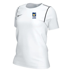 Nike Womens Dri-FIT Park 20 Short Sleeve Top (W) White-Black-Black