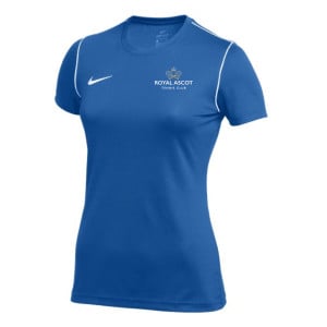 Nike Womens Dri-FIT Park 20 Short Sleeve Top (W) Royal Blue-White-White