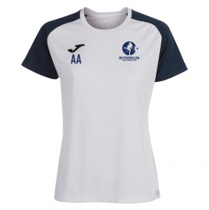 Joma Academy IV Short Sleeve Jersey (W) - White/Dark Navy