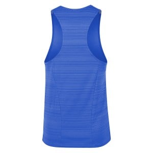 Zelus-Nike Dry Miler Mens Singlet - Royal Blue/White