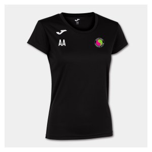 Joma Record II Short Sleeve Running Tee (W) - Black