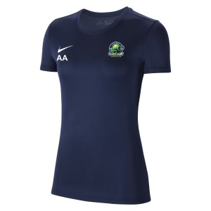 Nike Park VII Dri-FIT Womens Short Sleeve Shirt - Midnight Navy/White