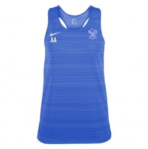 Zelus-Nike Dry Miler Singlet (W) - Royal Blue/White