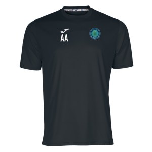 Joma Combi Short Sleeve Mens Performance Shirt - Black