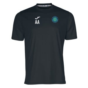 Joma Combi Short Sleeve Mens Performance Shirt - Black