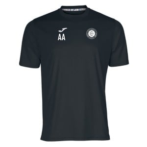 Joma Combi Short Sleeve Mens Performance Shirt - Black