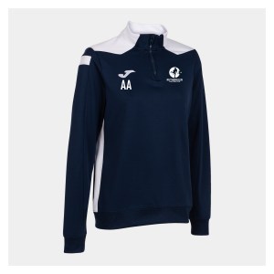 Joma Championship VI 1/4 Zip Sweatshirt / Midlayer (W) - Navy/White