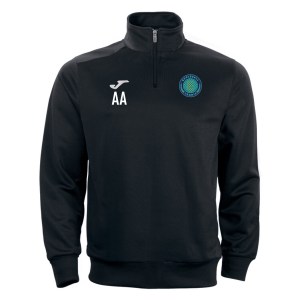 Joma Faraon 1/4 Zip Sweatshirt - Black/White