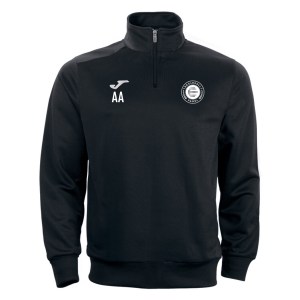 Joma Faraon 1/4 Zip Sweatshirt - Black/White