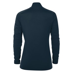 Zelus-Nike 1/4 Zip Midlayer (W) - Obsidian/White