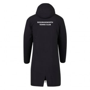 Castore Long Length Bench Jacket - Black/White