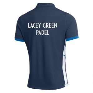 Nike Dri-FIT Academy 25 Polo - Obsidian/Royal Blue/White