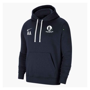 Nike Team Club 20 Fleece Hoodie (M) - Obsidian/White/White
