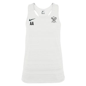 Zelus-Nike Dry Miler Singlet (W) - White/Black