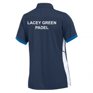 Nike Dri-FIT Academy 25 Polo (W) - Obsidian/Royal Blue/White