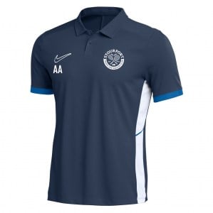 Nike Dri-FIT Academy 25 Polo - Obsidian/Royal Blue/White