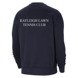 Nike Team Club 20 Fleece Crew Sweatshirt - Obsidian/White/White