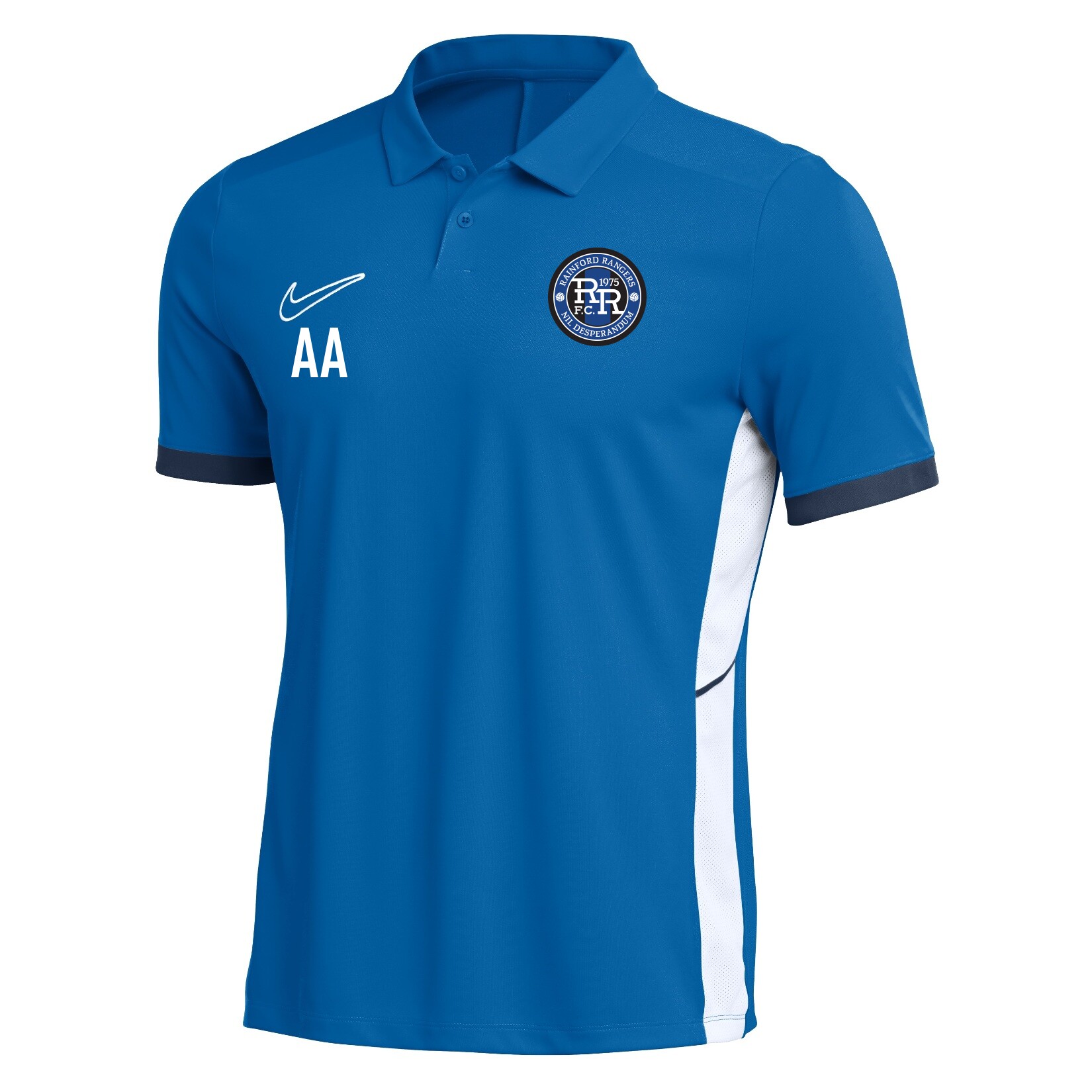 Nike Dri-FIT Academy 25 Polo - Royal Blue/Obsidian/White