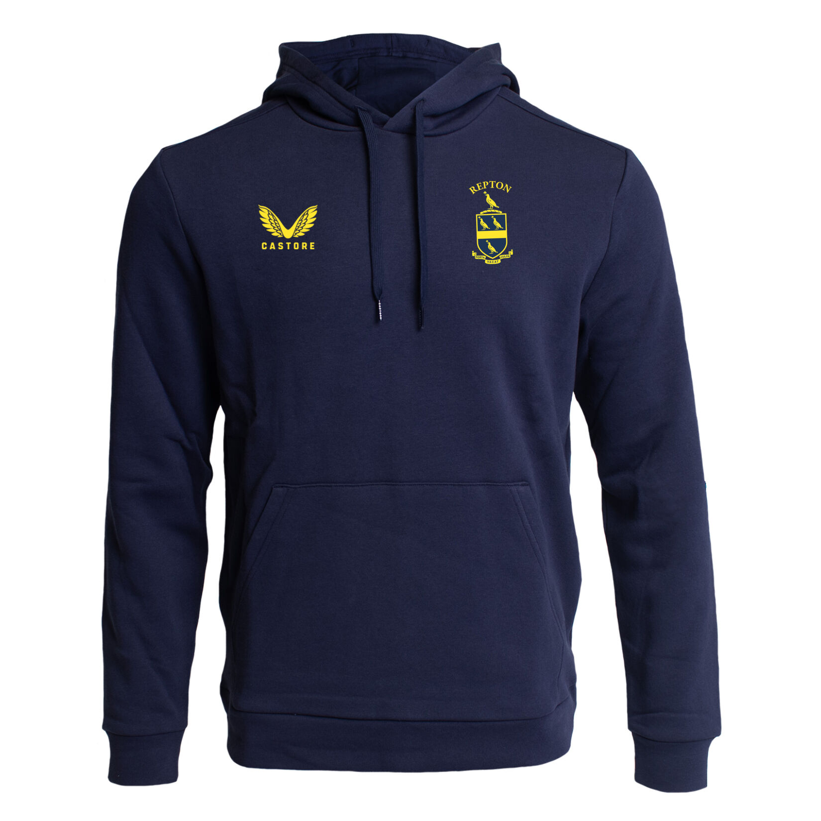 Castore Cotton Brushback Hoody - Navy