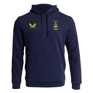 Castore Cotton Brushback Hoody - Navy