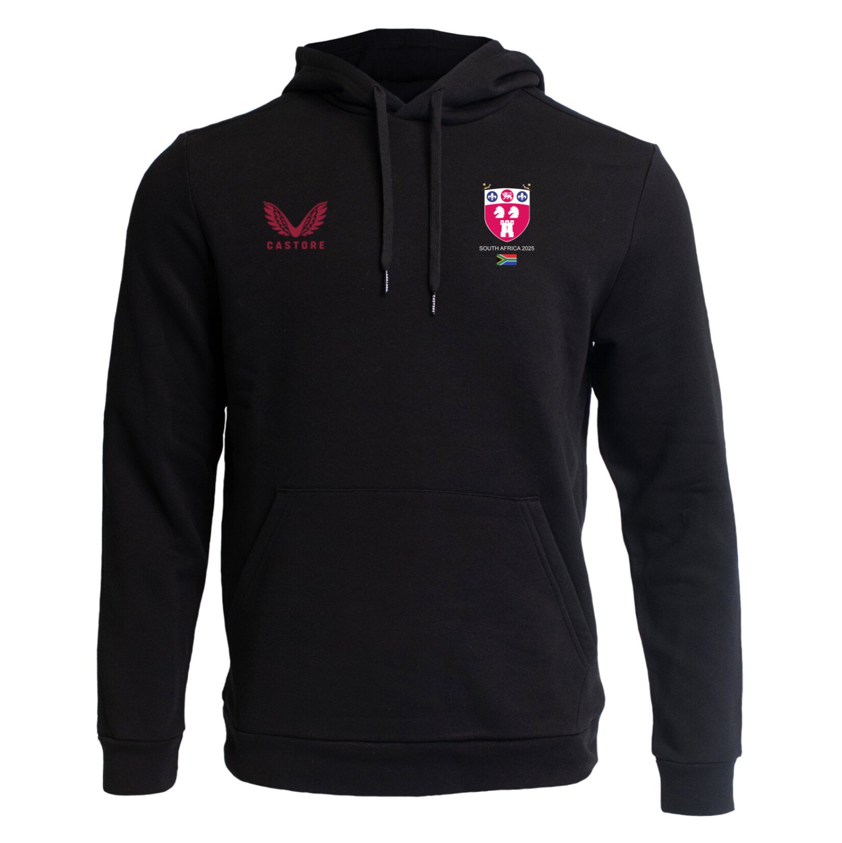 Castore Cotton Brushback Hoody - Black
