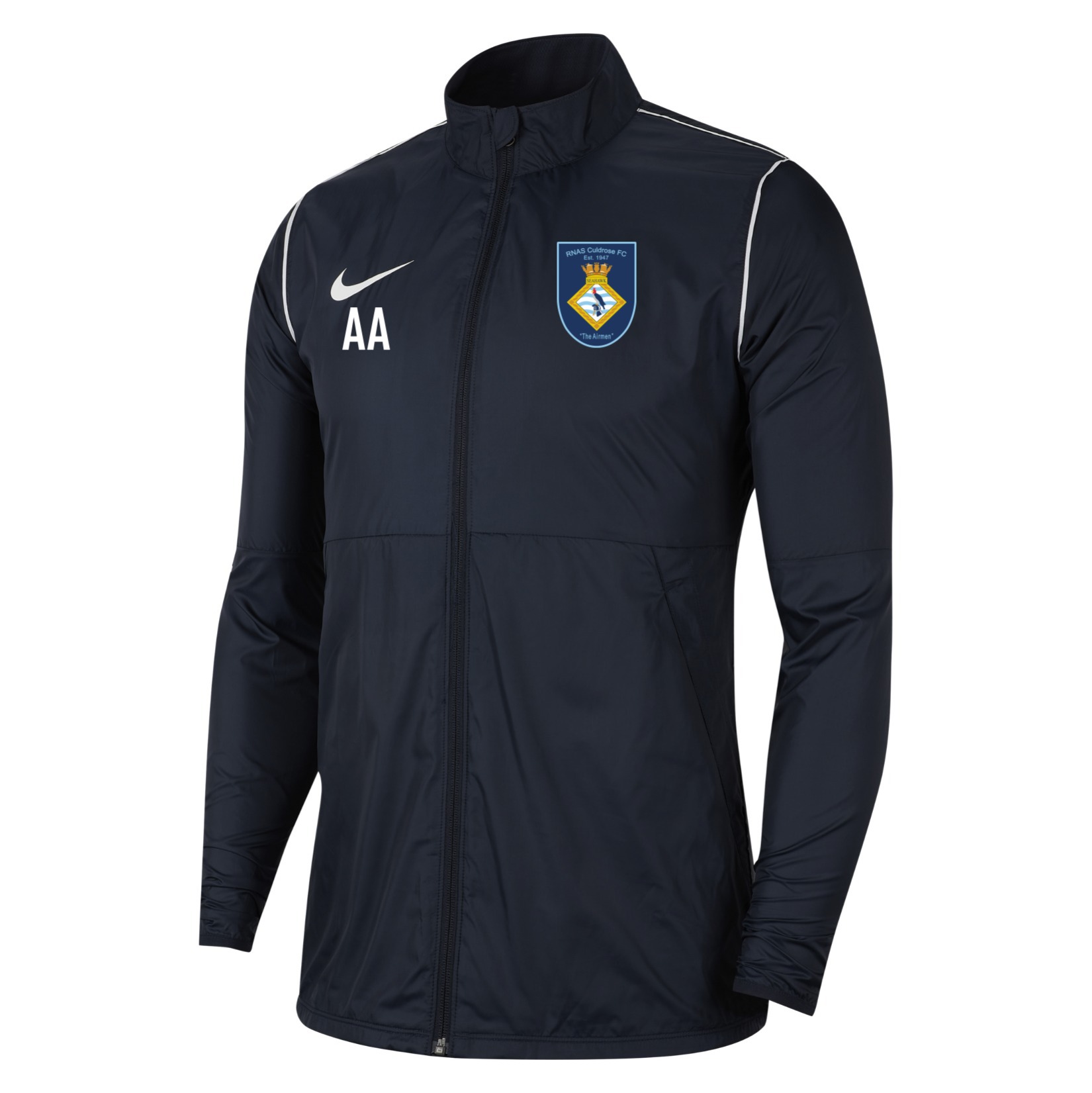 Nike Park 20 Repel Rain Jacket - Obsidian/White/White