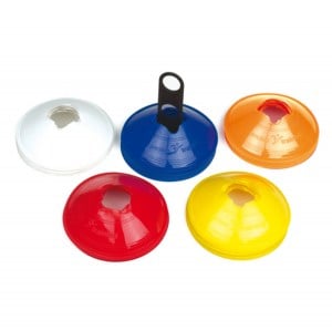 Precision Saucer Cones (set Of 50) Red