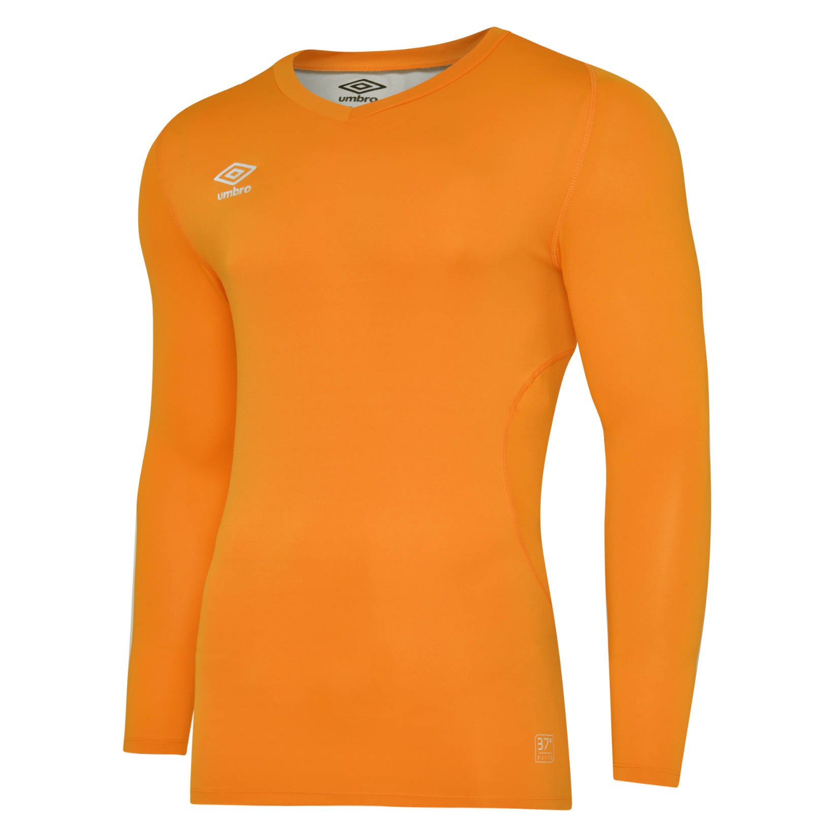 Umbro Elite V Neck Baselayer L/S Amber