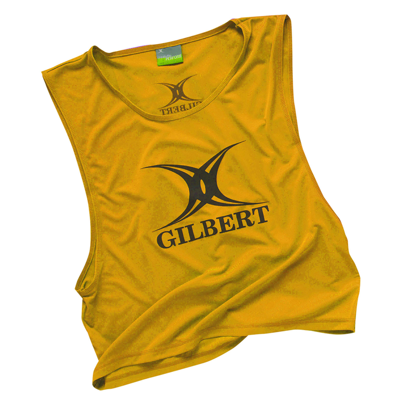 Gilbert POLYESTER RUGBY BIB Yellow