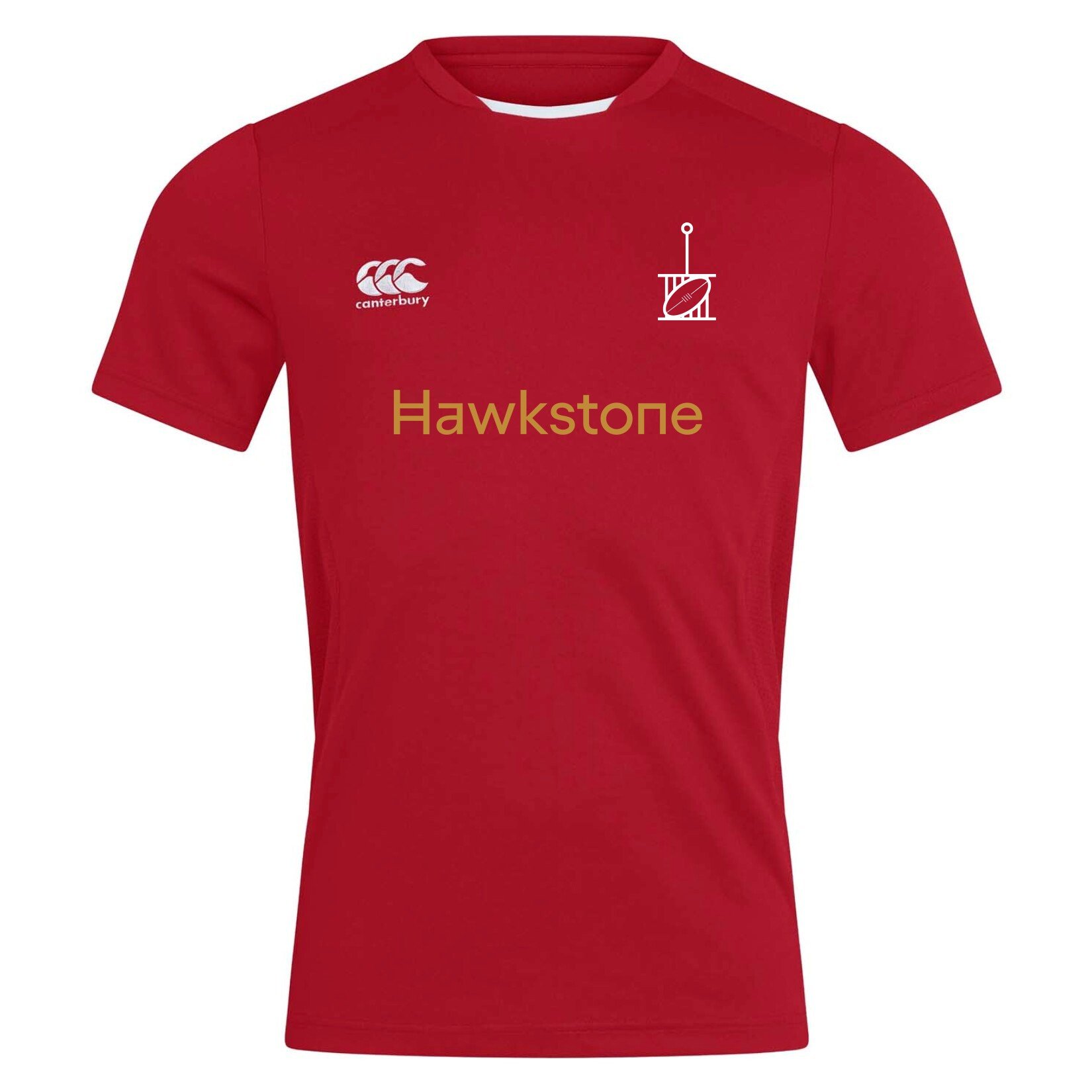Canterbury Club Dry Tee (M) - Flag Red
