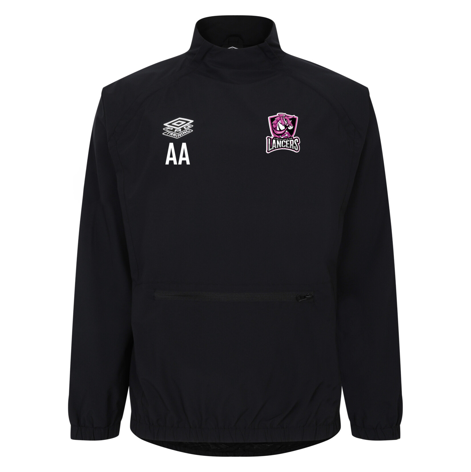 Umbro-MTO Optimus Training Drill Top - Black/White