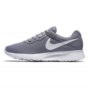 Nike Tanjun Shoe (M) Wolf Grey-White