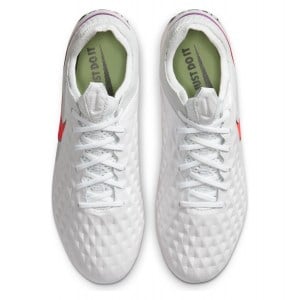 Nike Tiempo Legend 8 Elite Firm Ground (FG) Boot White-Flash Crimson-Photon Dust