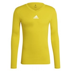 adidas Long Sleeve Baselayer Tee Team Yellow