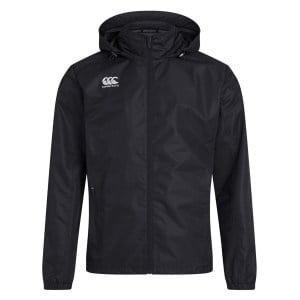 Canterbury Club Vaposhield Full Zip Rain Jacket (M) Black