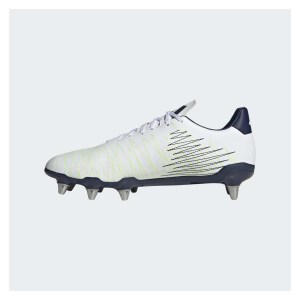 adidas-LP Kakari Soft Ground Rugby Boots Ftwwhite-Tenabl-Silvmt