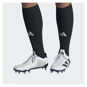adidas-LP Kakari Soft Ground Rugby Boots Ftwwhite-Tenabl-Silvmt