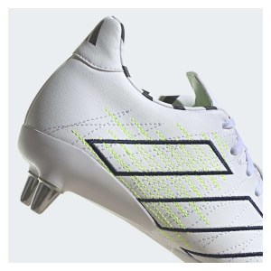 adidas-LP Kakari Elite Soft Ground Rugby Boots Ftwwhite-Tenabl-Silvmt