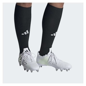 adidas-LP Kakari Elite Soft Ground Rugby Boots Ftwwhite-Tenabl-Silvmt