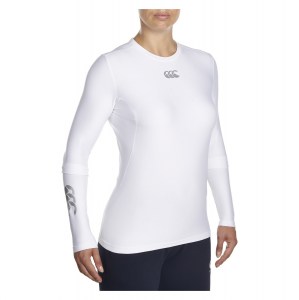 Canterbury Womens Thermoreg Baselayer Long Sleeve Top (W) White