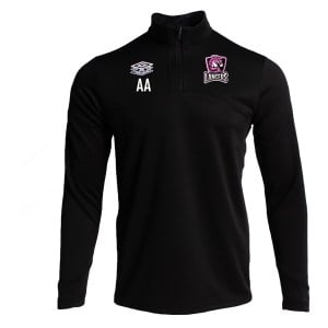 Umbro-MTO Hero Tech Quarter Zip - Black LSBS