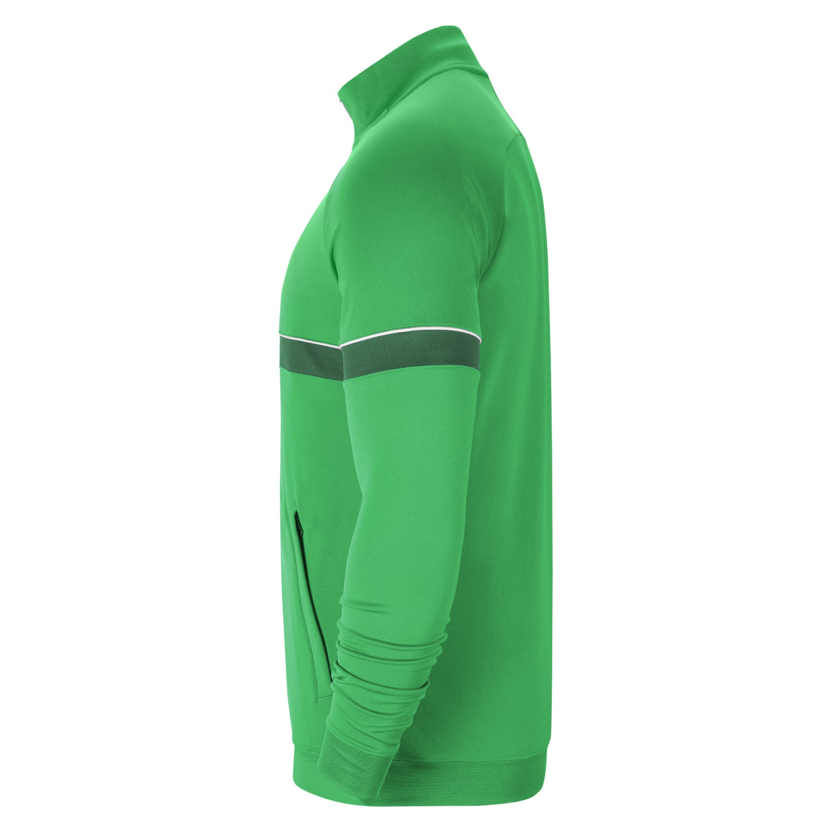 Nike Academy 21 Knit Track Jacket (M) Light Green Spark-White-Pine Green-White