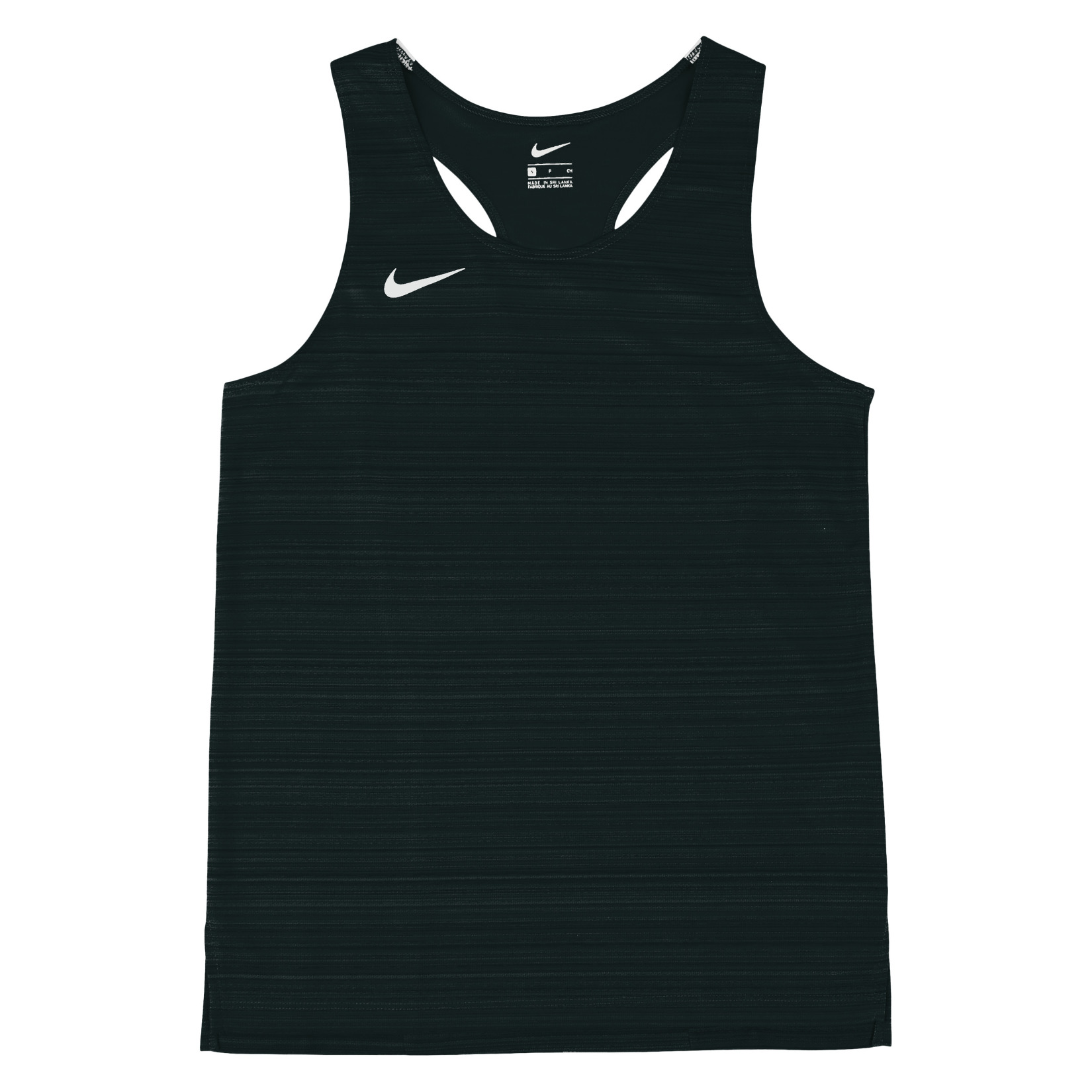 Nike Dry Miler Singlet (M) Black-White