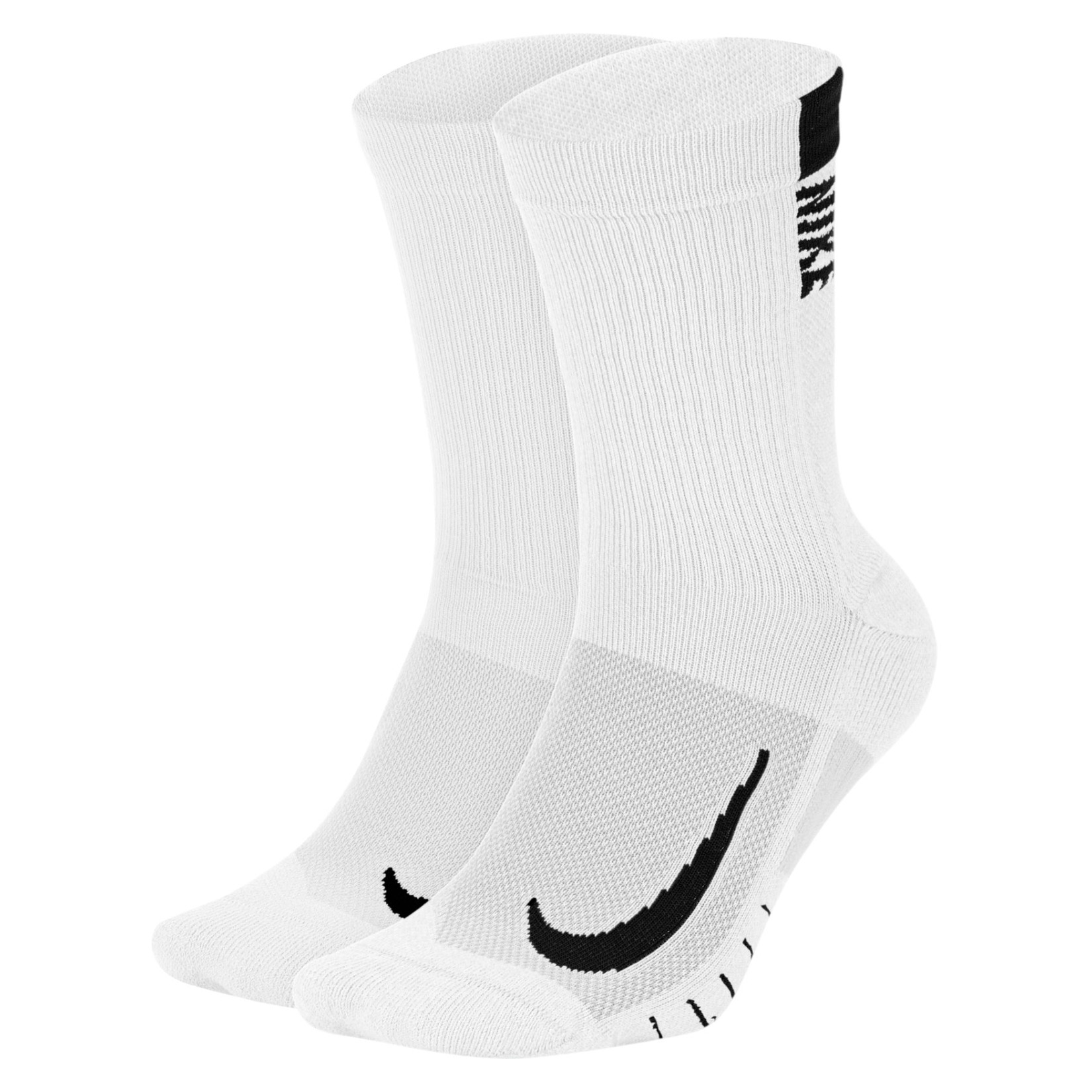 Nike Multiplier Crew Sock (2 Pairs) White-Black