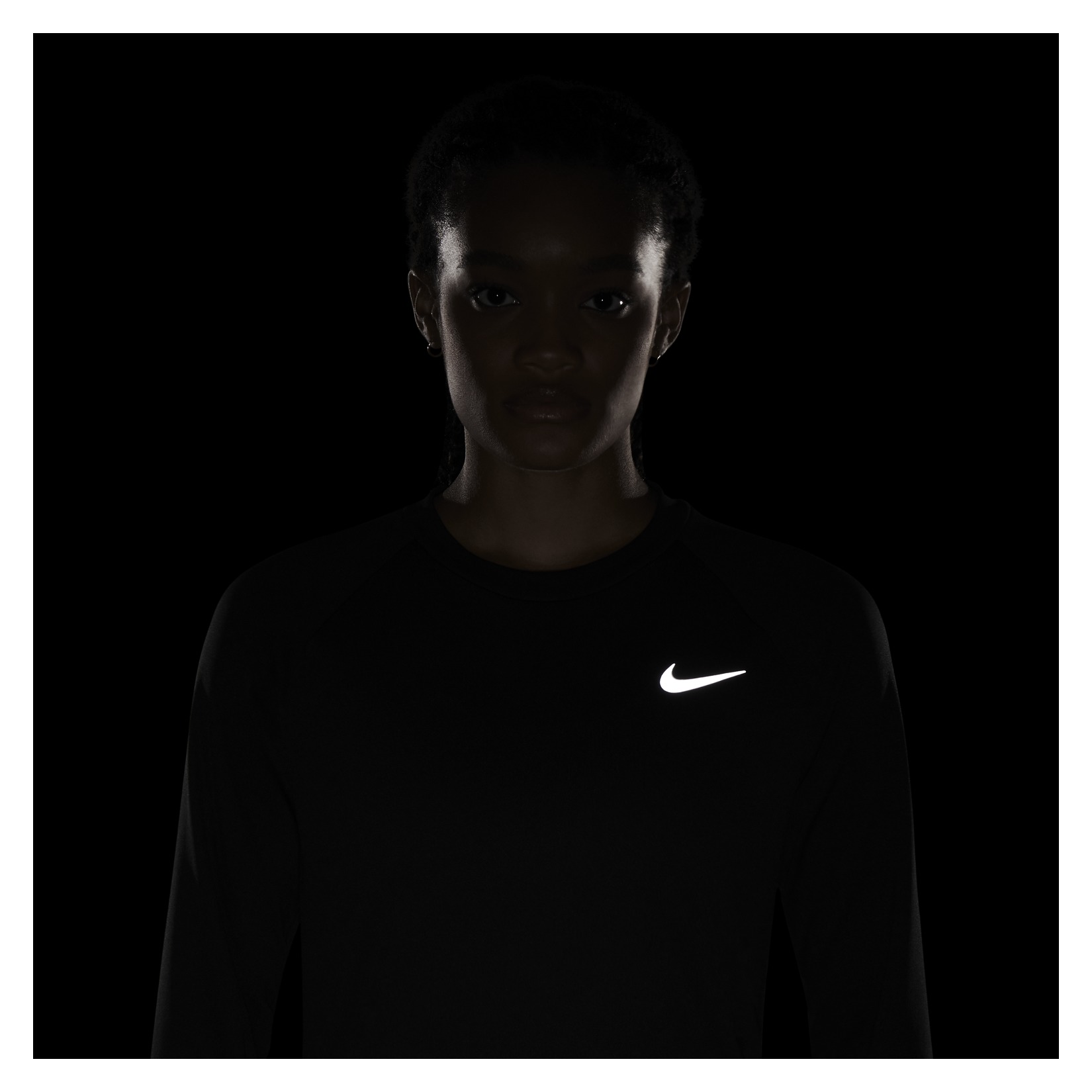 Nike Womens Pacer Long Sleeve Running Crew