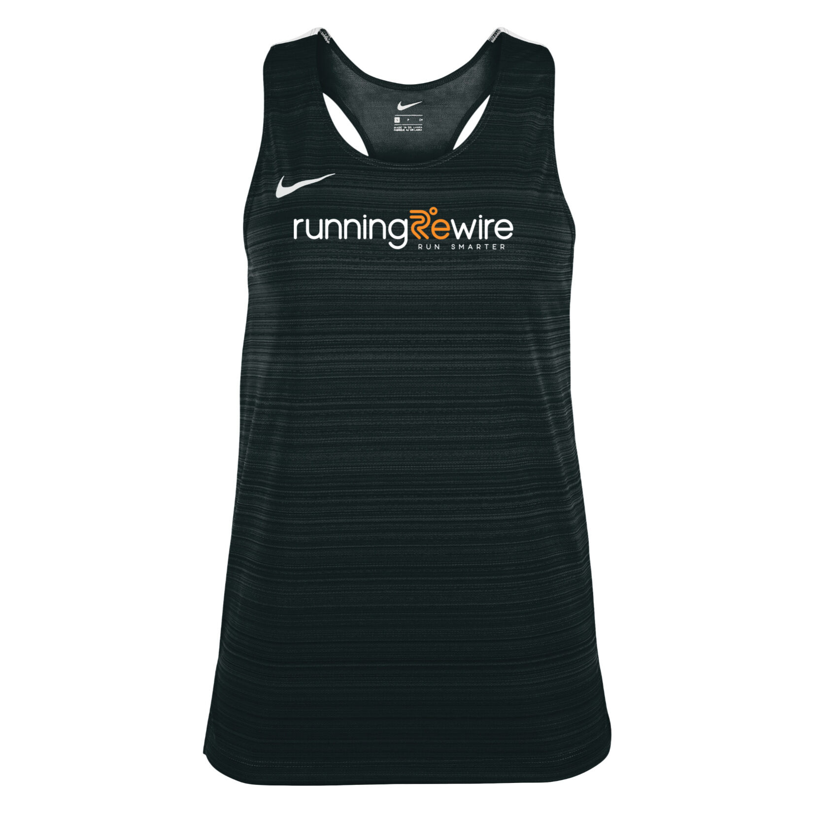 Zelus-Nike Dry Miler Singlet (W) - Black/White