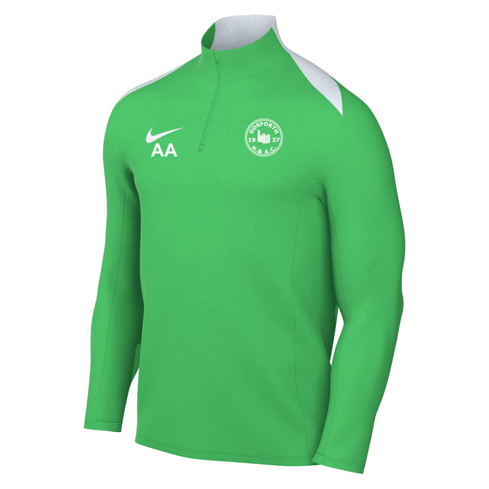 Nike Academy Pro 24 Dri-FIT Drill Top - GREEN SPARK/GREEN SPARK/WHITE/WHITE