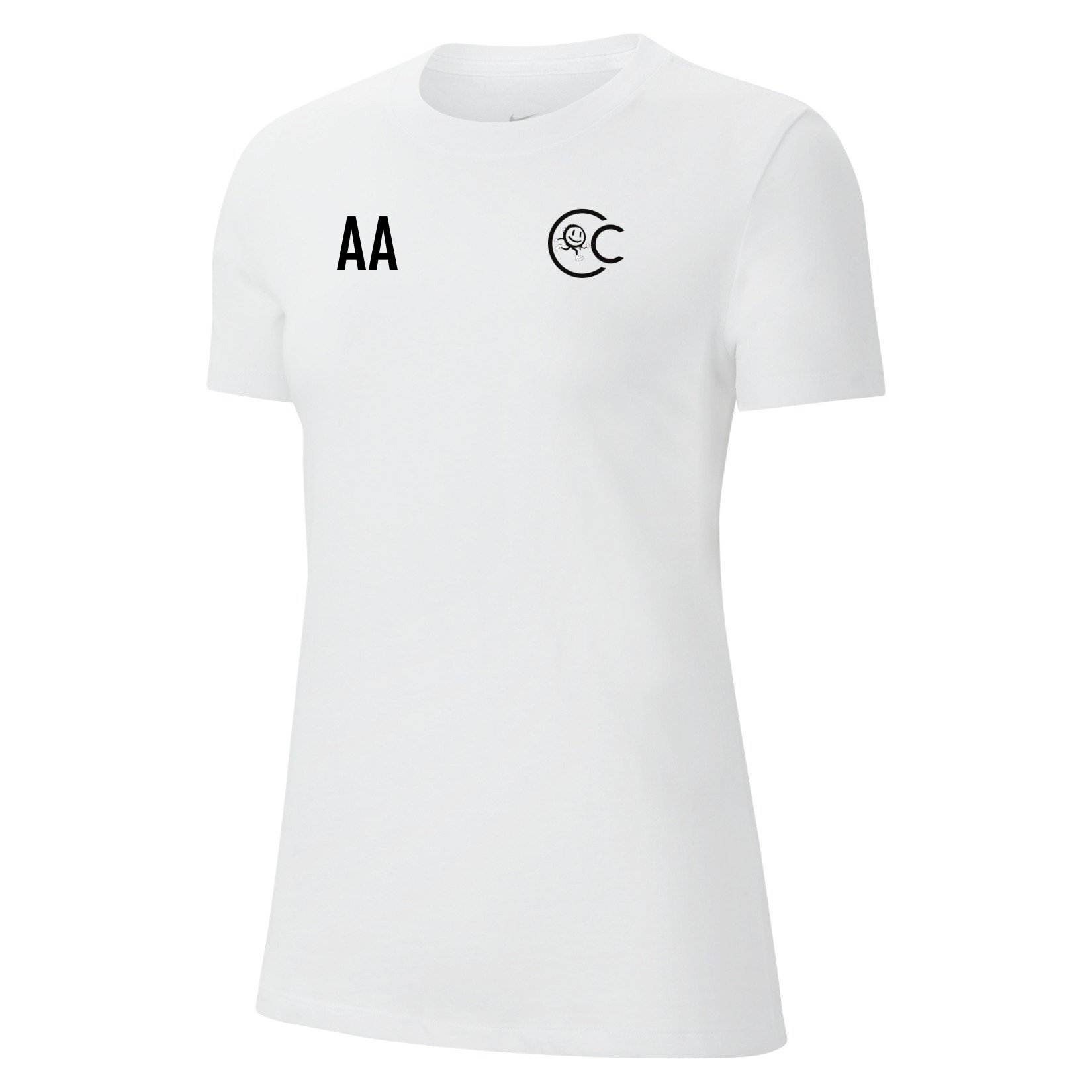 Nike Team Club 20 Cotton T-Shirt (W) - White/Black