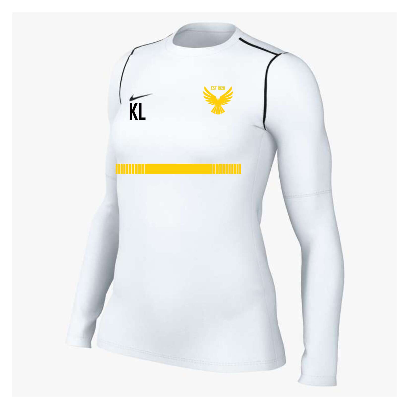 Nike Park 20 LS Crew Top (W) - White/Black/Black